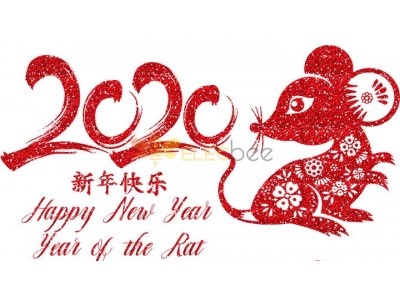 Aviso de feriado do ano novo chinês