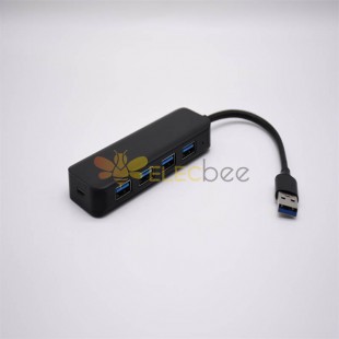 Estación de acoplamiento Concentrador USB de 4 puertos con carga rápida BC