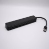 Docking Station 7-Port USB2.0 HUB with BC Fast Charge and External Power Hole