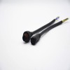 M15 3Pin Connector IP67 Waterproof 0.2M Length 2*0.75㎜² Cable Male And Female Screw Joint Connector For LED