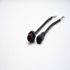 M15 3Pin Macho Hembra Conector de junta de tornillo 0.2M de longitud IP67 Cable impermeable 3 * 0.5㎜² para LED