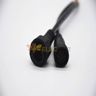 M19 Gold- Plated Copper 6Pin Connector IP67 Nylon Waterproof 0.2M Length 6*0.3㎜² Cable Male And Female Screw Joint Connector For LED