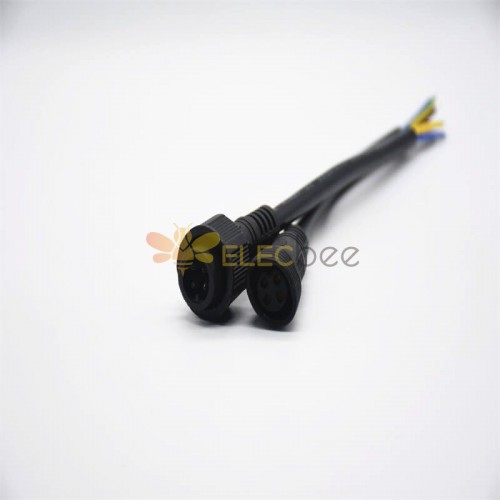 Cable connecteur étanche de PVC de Pin M15 de la bande 4 de LED