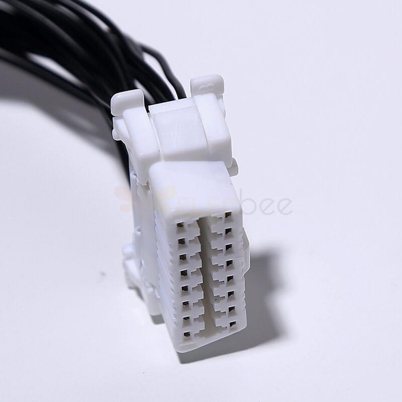 Automobile OBD2 Female To Female And Male Extension Cable OBD2 Extension Cable 16 Pin 30Cm