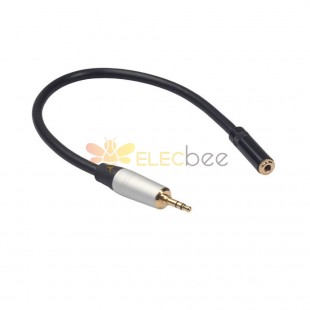 Aux Audio Extension Cable Auxiliar 3.5mm Male To 3.5mm Male Audio Extension Line Cable For Car Phone Cord 0.3M