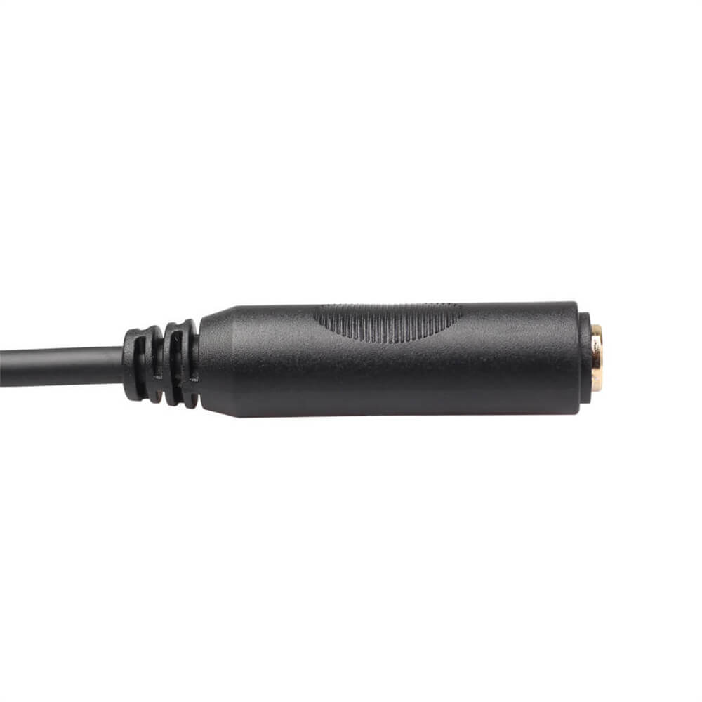 Adaptador macho estéreo de 6,35 mm a hembra dual de 6,35 mm Cable de audio divisor Y de 6,35 mm Cable amplificador doble de 6,5 mm de 20 cm