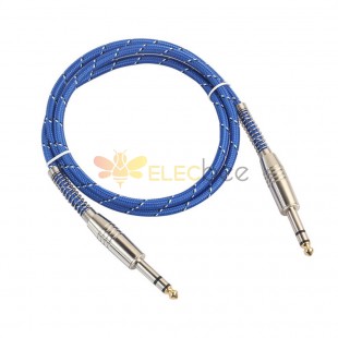 6,35 мм до 6,35 мм аудио кабель между мужчинами для электрогитары микшер стерео кабель 1 метр