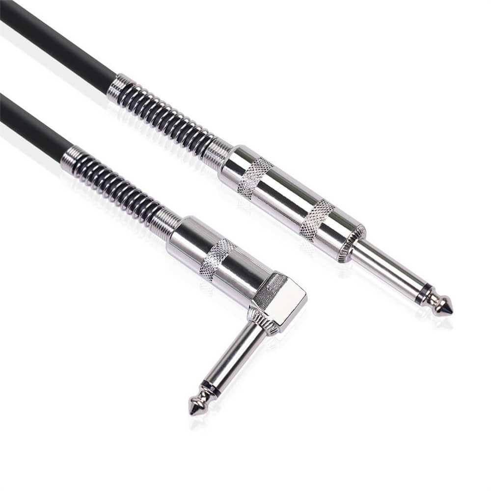 Câble audio 24Awg Music Cable 6.35mm Male To Angled Male Cable 3M