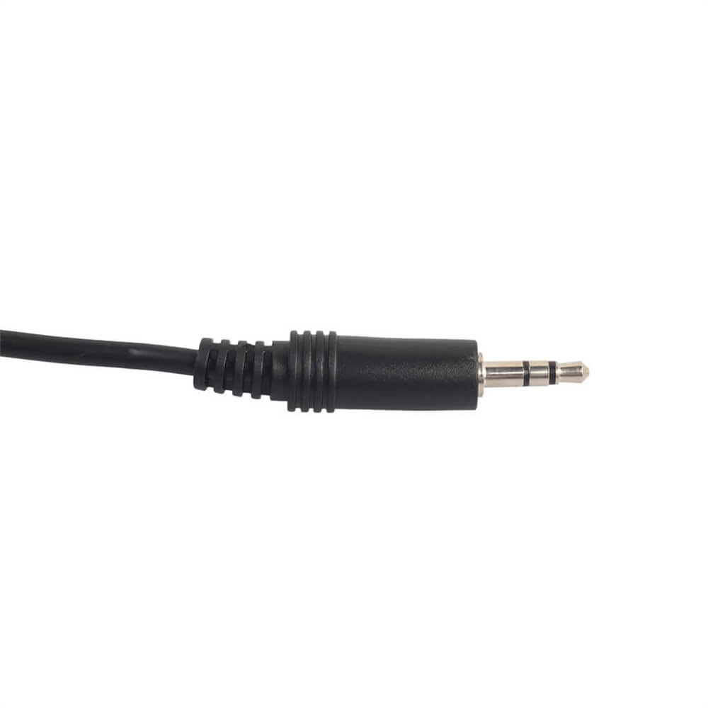 全銅黑色PVC線3.5mm公對母手機電腦音頻延長線1米