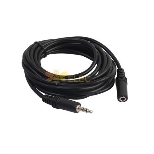 Câble d\'extension audio stéréo pour écouteurs 3,5 mm mâle à femelle 1 m