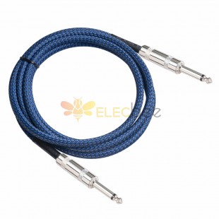 Гитарный кабель 1,8 м 6,35 мм штекер до 6,35 мм штекер электрический бас электрический кабель аудио кабель 22Awg