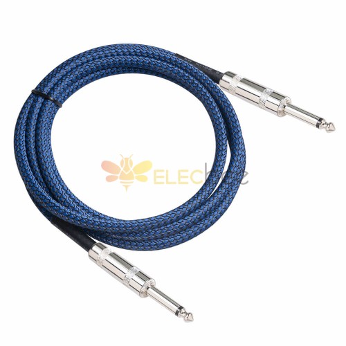 Guitar Cable 1.8 Meters 6.35mm Male To 6.35mm Male Electric Bass Electric Box Audio Cable 22Awg