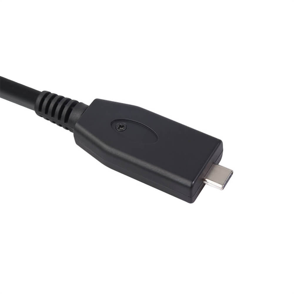 Cable USB tipo C macho a macho de 6,35mm, adaptador de grabación de Audio para guitarra, Cable de transmisión de sonido para guitarra, Cable de ordenador de 2M