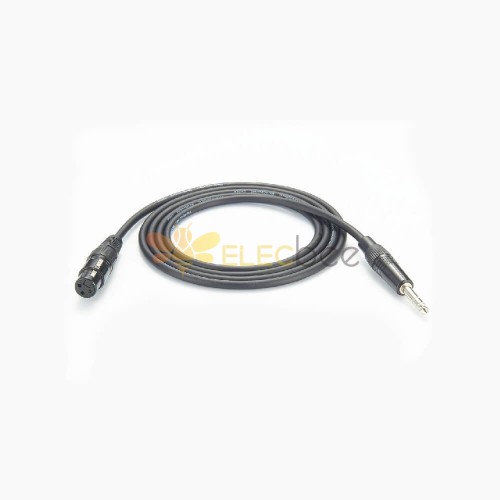 Cable Micrófono 1M XLR A Jack Estéreo 6.35mm
