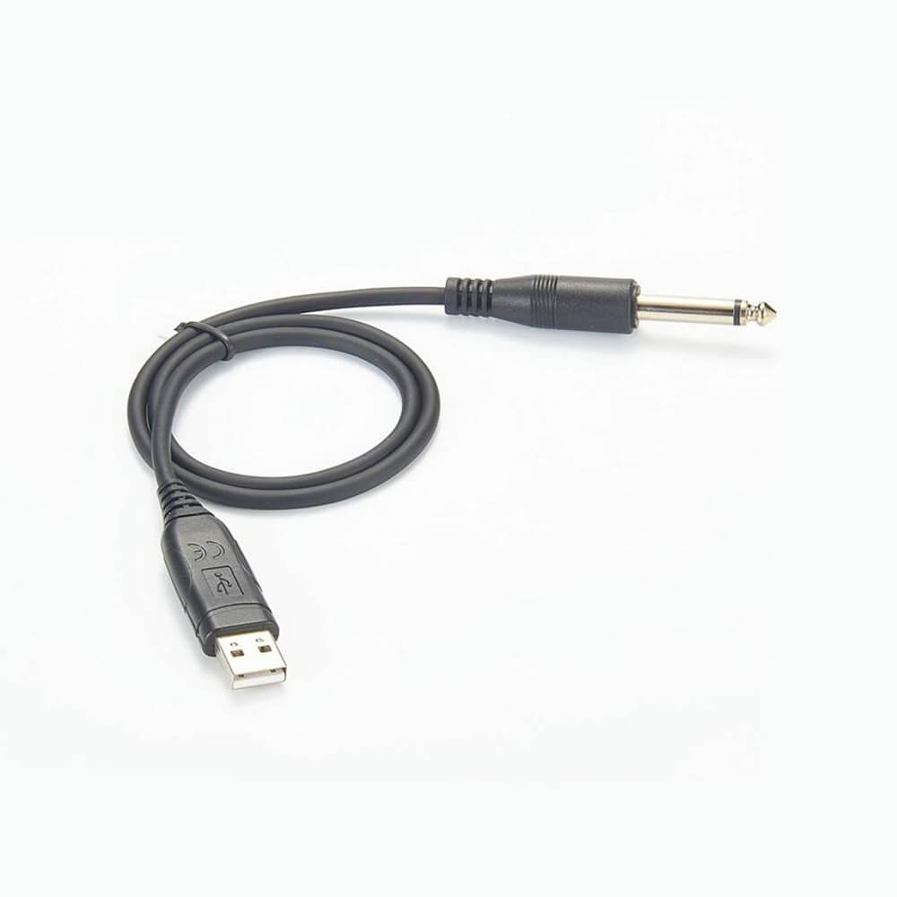 Cabo de guitarra USB Jack de 6,3 mm para USB