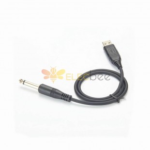USB Guitar Cable 6.3mm Jack To USB