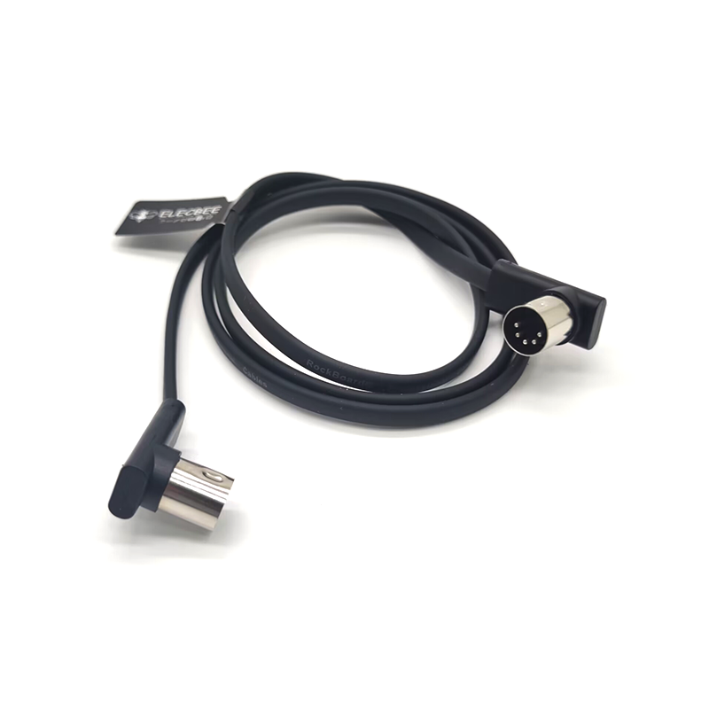 5-контактный DIN-кабель с угловым соединением «папа-папа» Midi 1M