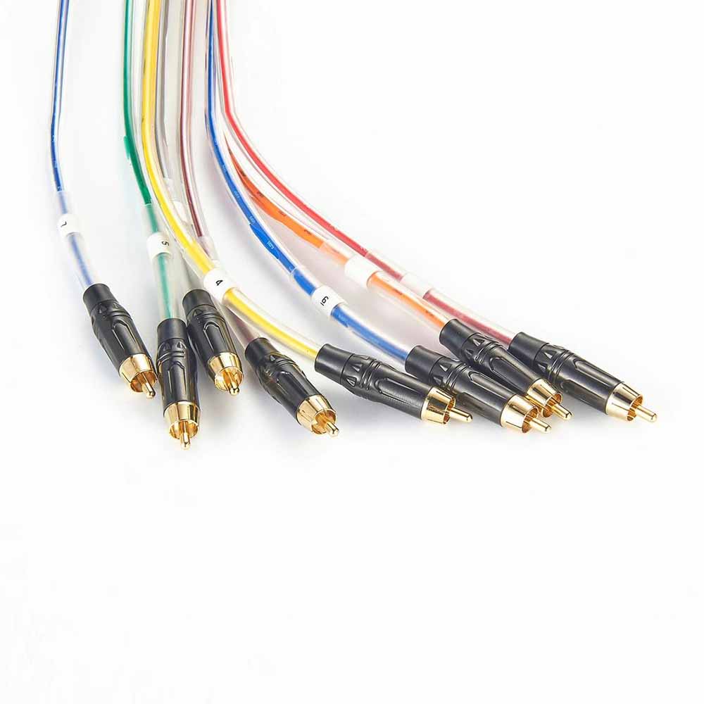 D-SUB 25 针 DB25 公头至 8 X RCA 公头音频工作室电缆