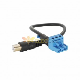 RCA Female To  Anytek 3-Pin Connector Terminal