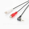 Scheda di acquisizione audio digitale USB 2.0 tipo A maschio a doppio RCA femmina e maschio angolato da 3,5 mm