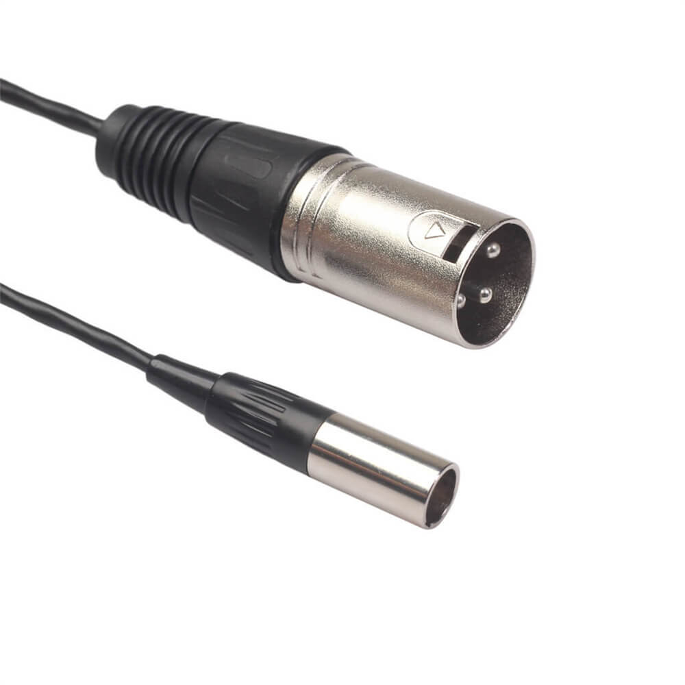 0.3M 3 Pin XLR Male To Mini 3 Pin Male XLR Cable Mini XLR الكابلات