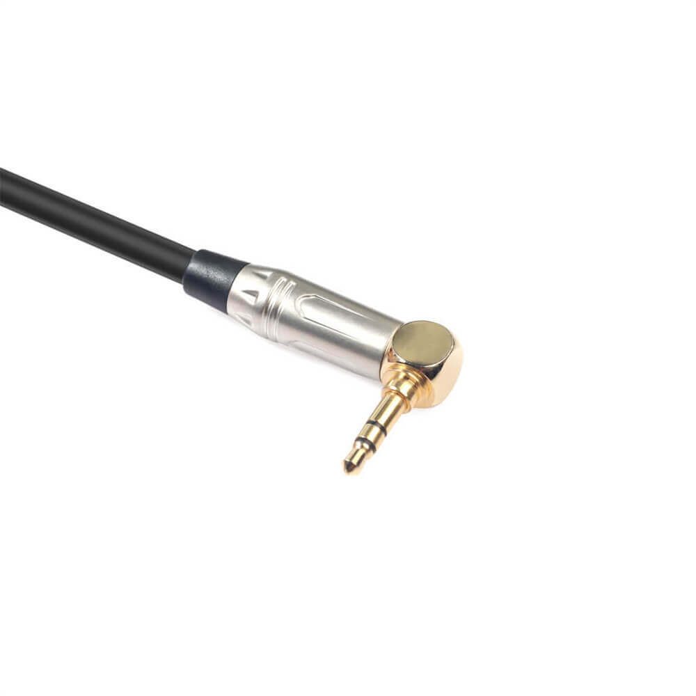 0.3M 90°3.5Mm Stereo Trs Male To XLR 3Pin Male Audio Cable Microphone Cable Wire Cord Audio Extension Cables
