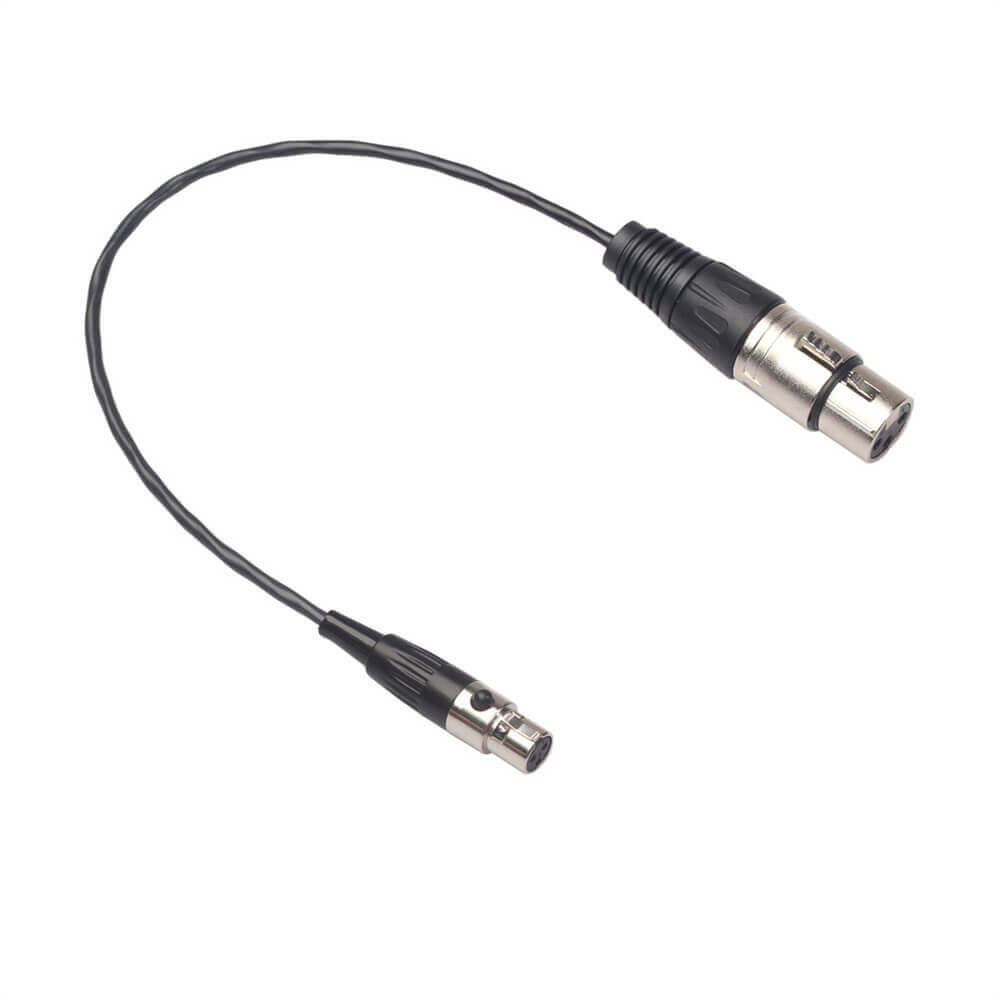0.3M Mini XLR Cable 3Pins XLR Female To Mini XLR Female 3 Pins Cable