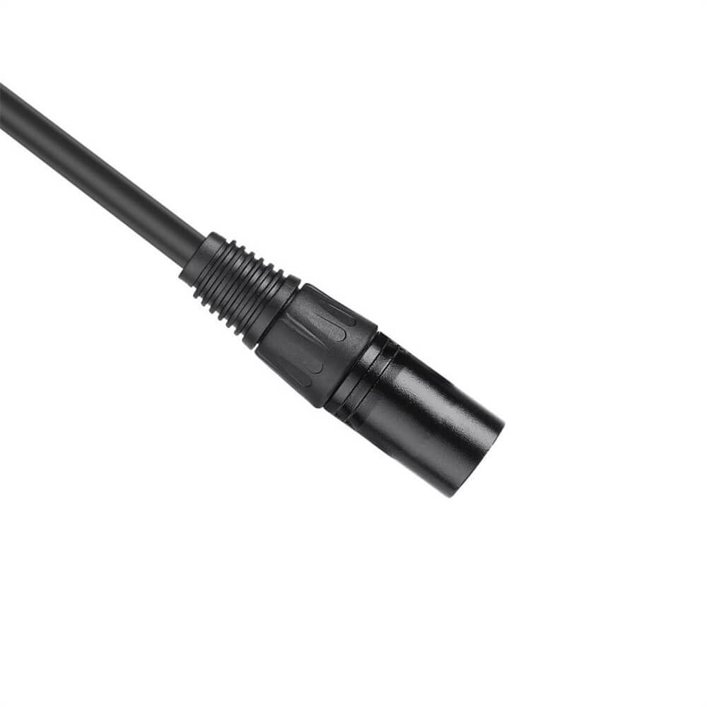 0,3 M XLR 3 pinos macho para 3,5 mm TRS macho plugue estéreo microfone blindado cabo de microfone 1 M