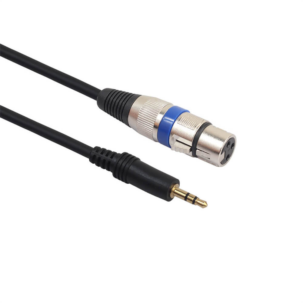 3.5Mm Stereo Male Plug To XLR 3Pin Female Audio Cables 3 Meters