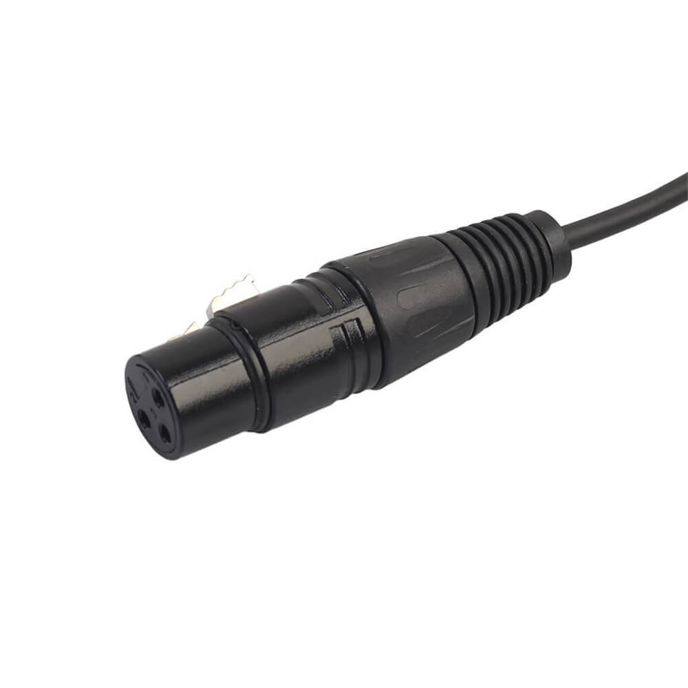 3-контактный разъем XLR с разъемом 3,5 мм, мужской стереоаудиокабель, кабель Dmx 1 м