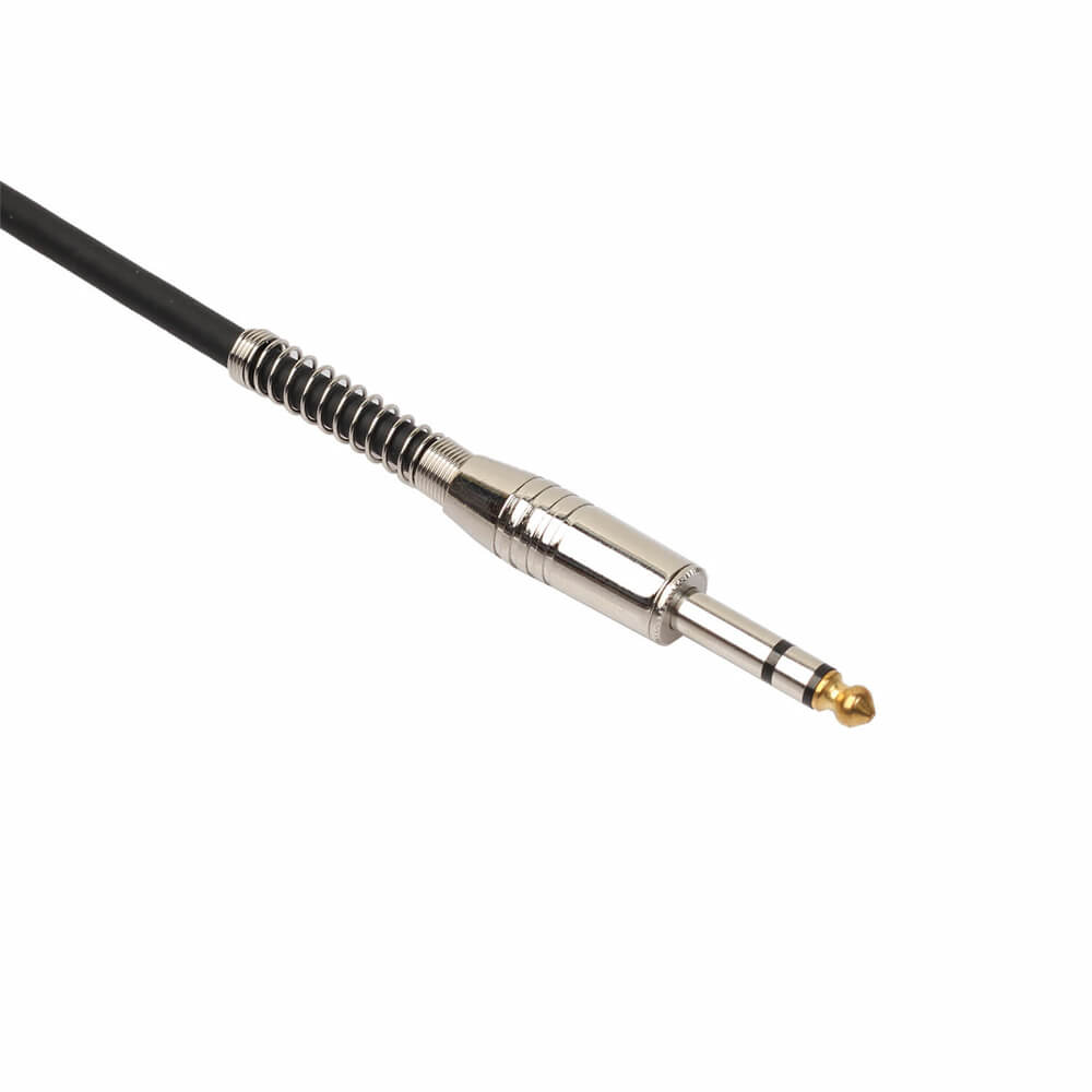 3-poliger XLR-Klinkenstecker auf 1/4 6,35 mm Stecker, Stereo-Mikrofon-Adapterkabel, 0,3 m, Audio wandelt Kabelleitungen um