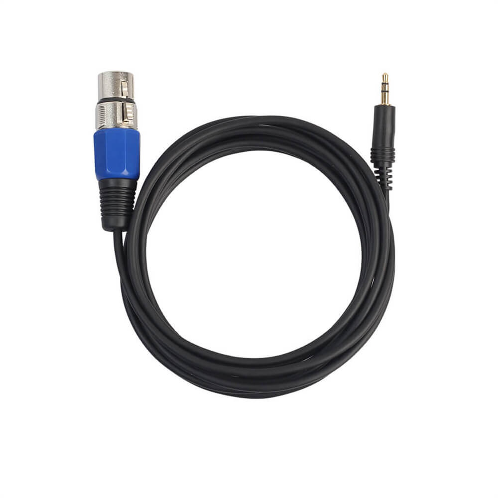 3M 3,5mm Stecker auf XLR 3Pin Buchse Plug-In Audiokabel Draht für Mikrofon Lautsprecher Mixer