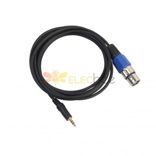 Cable de Audio enchufable hembra de 3M, 3,5 Mm, macho a XLR, 3 pines, para micrófono, altavoz, mezclador