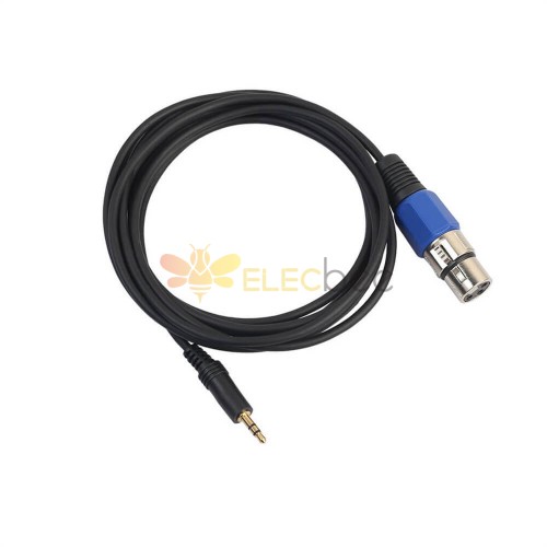 3M 3.5Mm Male To XLR 3Pin Female Plug-In Audio Cable Wire For Microphone Speaker Mixer