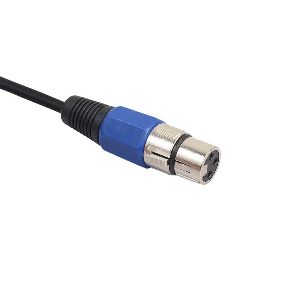 Câble audio pour microphone 3,5 mm mâle vers XLR femelle plaqué or 3M