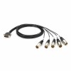52-1335A Xs Multi I/O Box Cable DB15 Male To 5 XLR Male 3 Pin Cable 2M