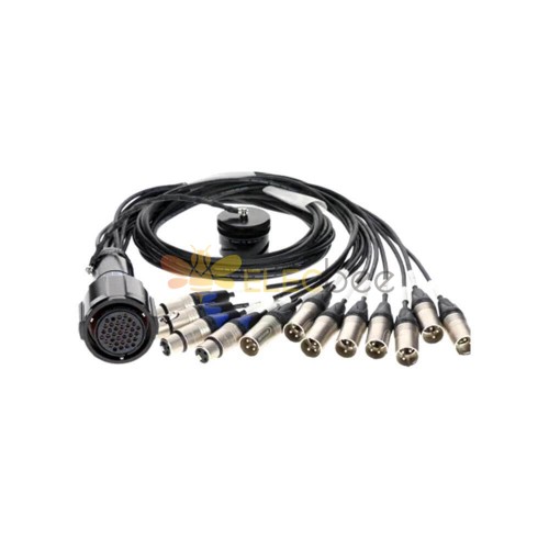Аудио Многоконтактные кабели XLR Snake Frmp 54 Pin Female - 8 XLR Male и 4 XLR Female 12-Channel - Digital Fanout - Pvc