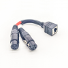 Axia Adapter Cable Dual XLR Female To RJ45 Female 0.2M