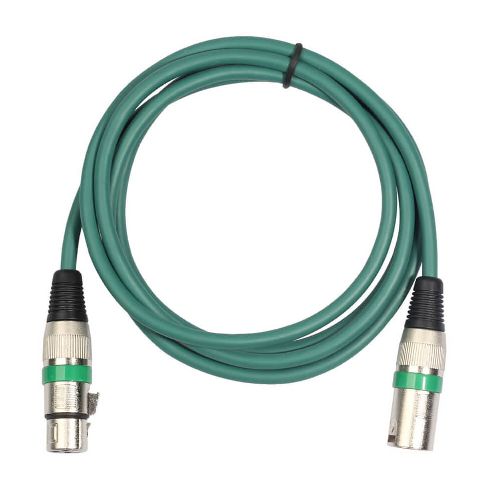 Double Shielded 3 Pin XLR Male To Female Microphone Cable 1 M