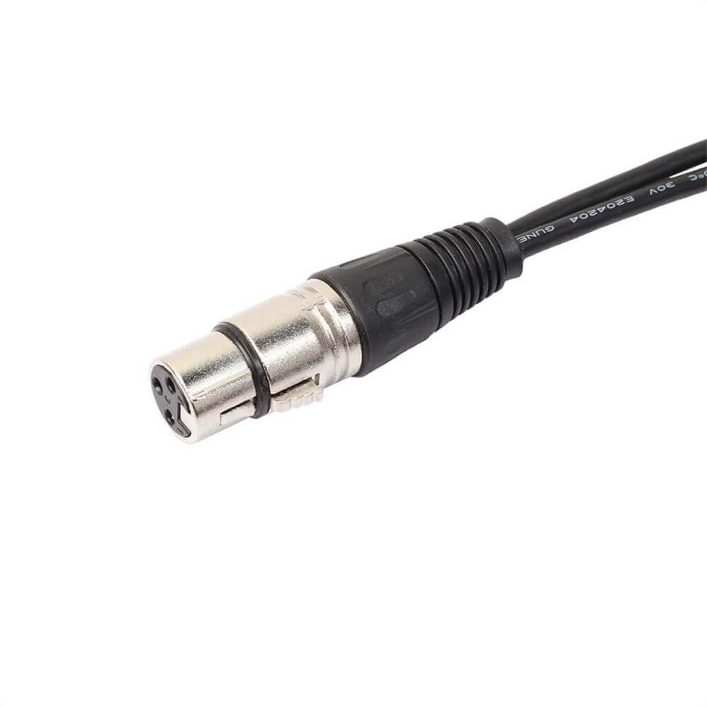 Instrument Dual XLR Male To XLR Female Splitter Cable 0.3M