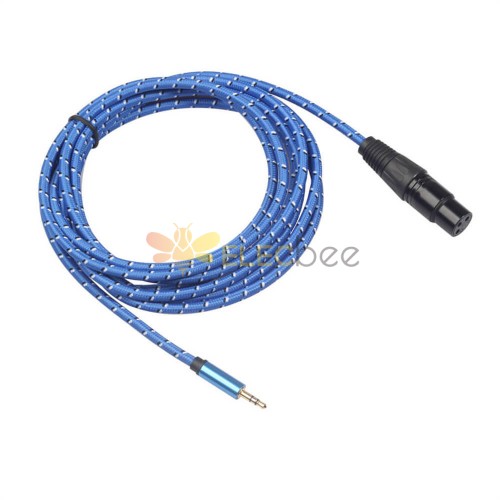 Cable de micrófono XLR hembra a 3,5 Mm macho enchufe Audio plomo micrófonos Cable 3 metros