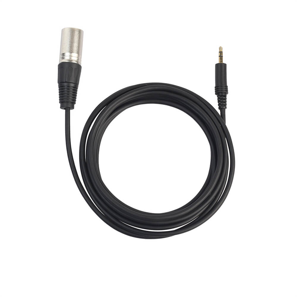 Cable de micrófono XLR macho a conector macho de 3,5 Mm Cable de Audio para micrófono con cable 3M