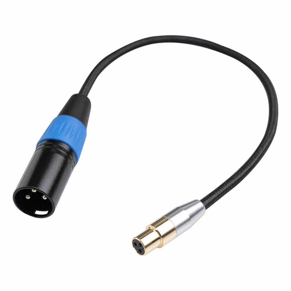 Mini XLR hembra a XLR macho Cable de audio 1M para Blackmagic Pocket 4K / 6K Camera Video Assist