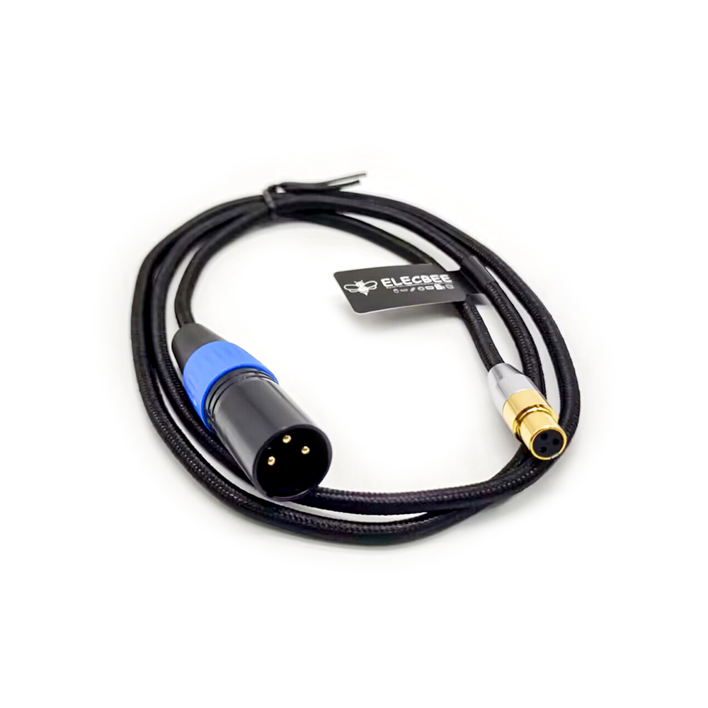 Mini XLR hembra a XLR macho Cable de audio 1M para Blackmagic Pocket 4K / 6K Camera Video Assist