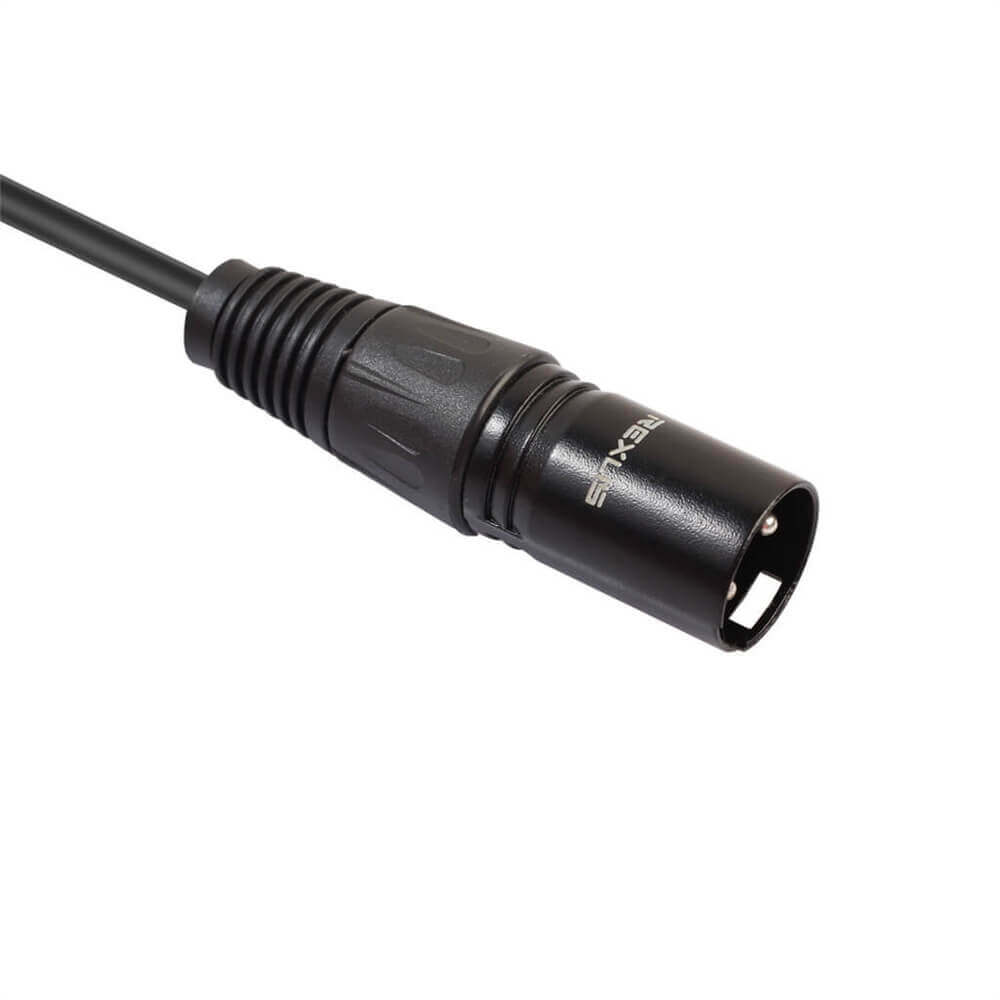 RCA macho para XLR fêmea cabo de áudio amplificador misturador cabo 1M