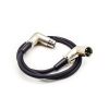 Right Angle XLR Male To XLR Female Cable 0.5M