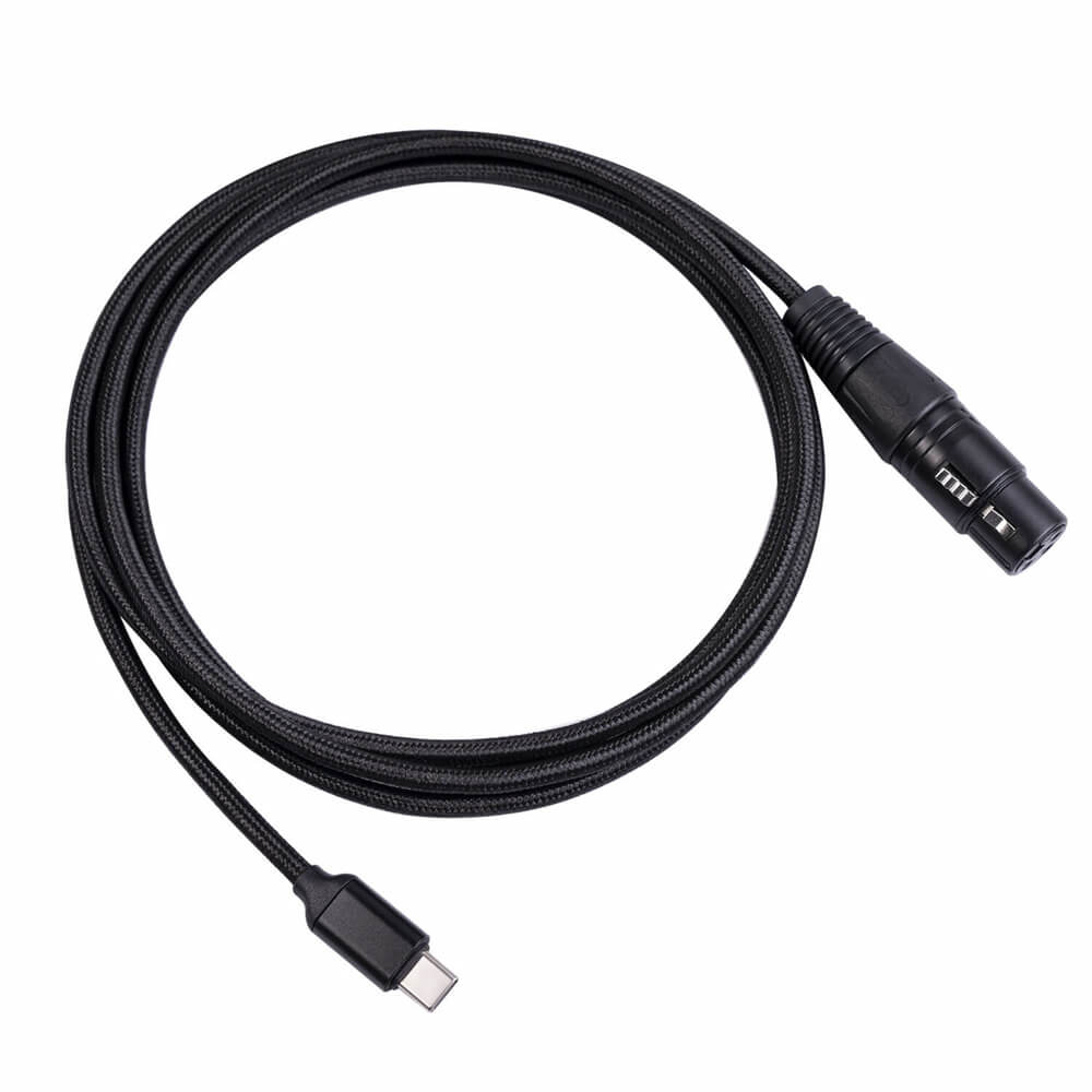 Type-C Male To XLR Female 3Pin Microphone Cable 1 M