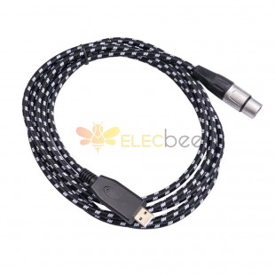 Cable USB Cargador Android Cable de carga y sincronización rápido trenzado de nylon para el controlador PS4