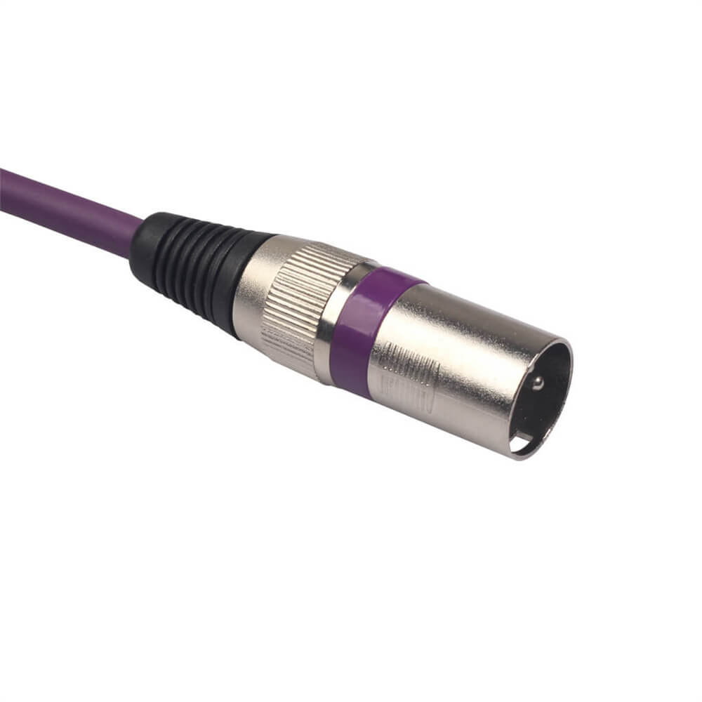 XLR 3 Pin Stecker auf Buchse Mikrofonkabel Hochgeschirmtes Mikrofondrahtkabel Mikrofonkabel 1M