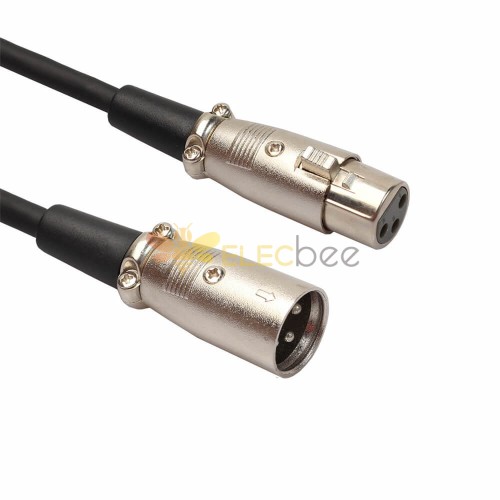 Câble XLR mâle à femelle XLR 3Pin japonais Audio professionnel mélangeur Microphone câble 1M